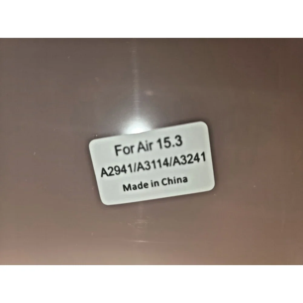 Case ONLY compatible with MacBook Air 15 inch Model A2941 / A3114 / A324